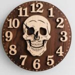 Skull Wall Clock