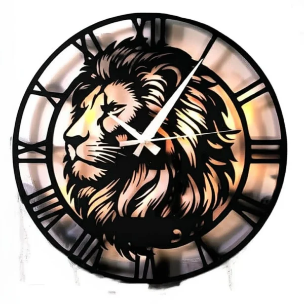 Majestic Lion Wall Clock