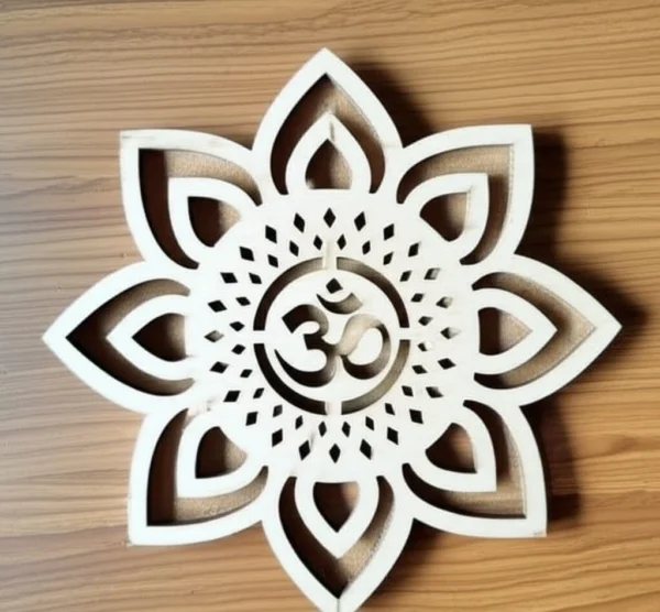 IMG-20250816-WA0047 3D Om Symbol Wall Art