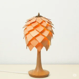 IMG-20250817-WA0001 Sculptural Pine Wood Lamp