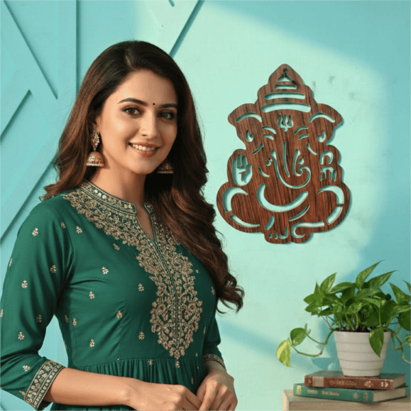 Gemini_Generated_Image_4d2mp04d2mp04d2m Lord Ganesh Wall Hanging